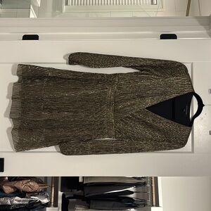 Banana Republic gold/black sparkly party dress - XS